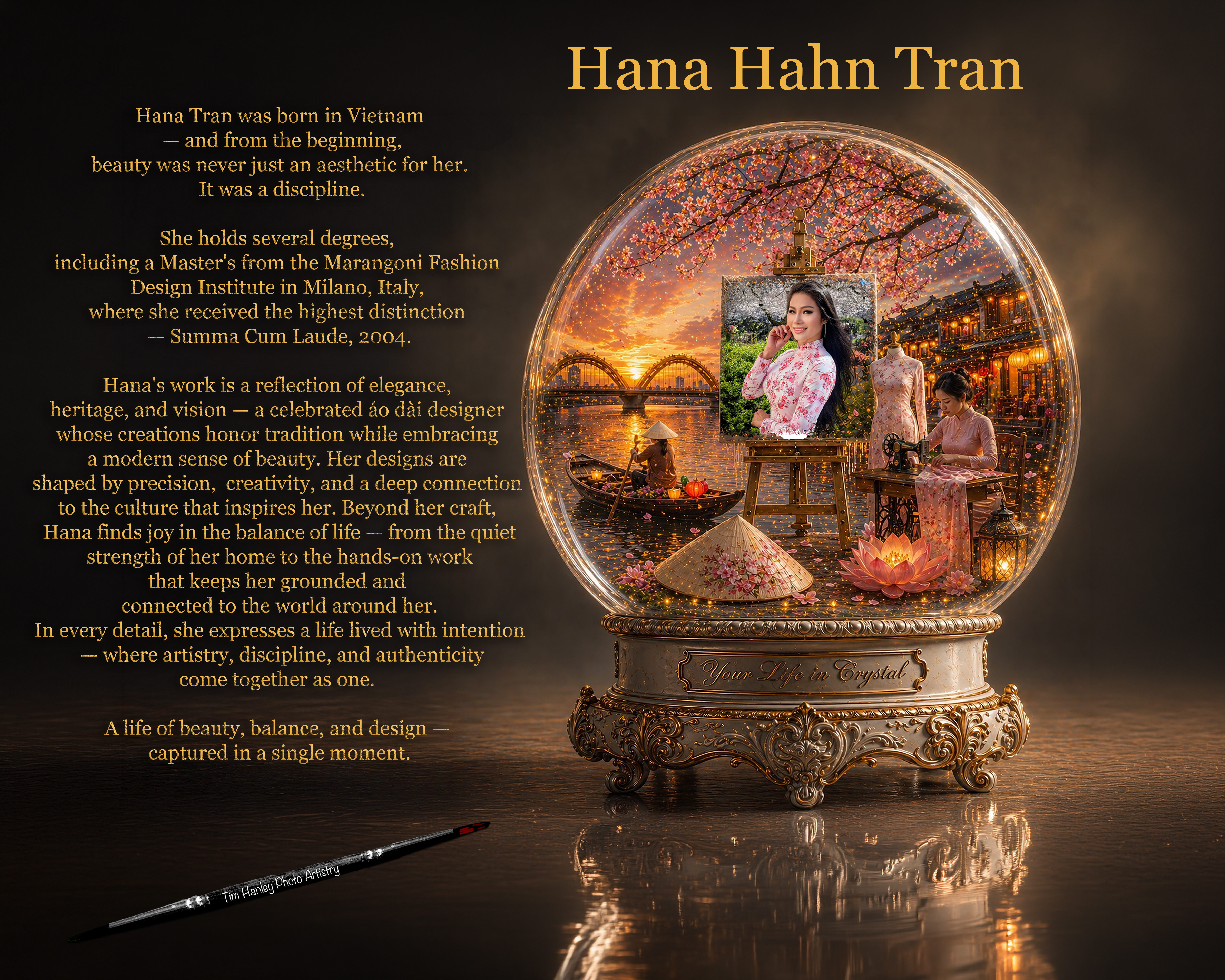 Hana Hahn Tran — Biography Crystal