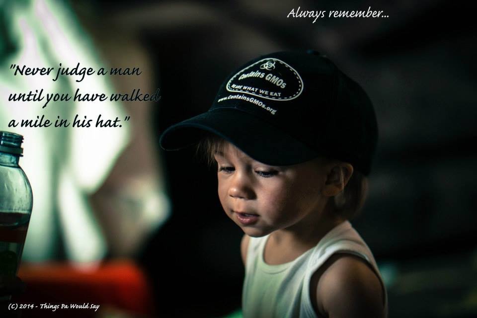 Walk a mile in his hat